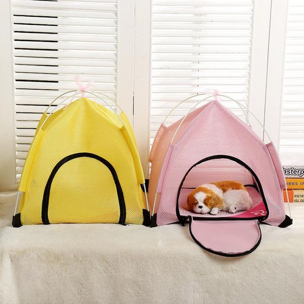 

2020 new boxer pet size tent summer breathable pet tent cat and dog universal