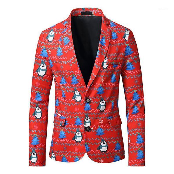 

autumn winter men fashion christmas suit new year's day blazer jacket1, White;black