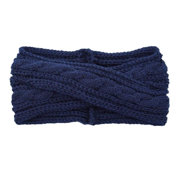 

winter warmer ear knitted headband turban for women crochet bow wide stretch solid hairband quality headwrap hair accessories q jllzgm
