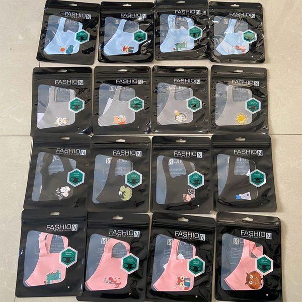 

face children kids designer resuable mouth mask nose protection cotton masks washable fashion anti-dust