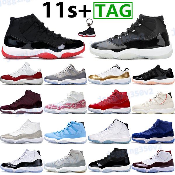 

bred jumpman 11 basketball shoes high 11s mens sports trainers 25 anniversary concord 45 heiress night maroon cool grey low