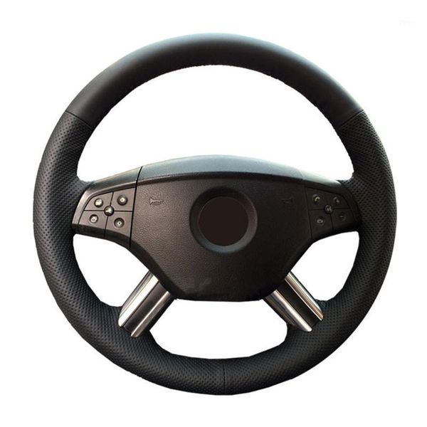 

steering wheel covers genuine leather car cover for m-class ml350 ml500 2005 2006 gl-class gl450/steering-wheel braid1