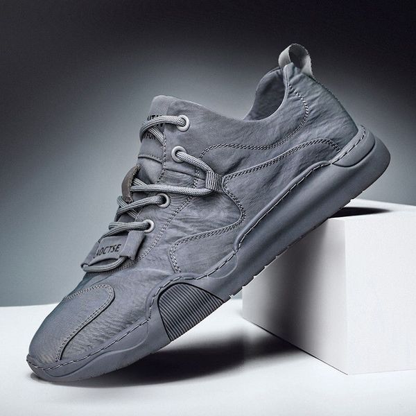 

new elastic cloth canvas breathable vulcanized non-slip casual sports designer shoes men's dropshipping y200801, Black