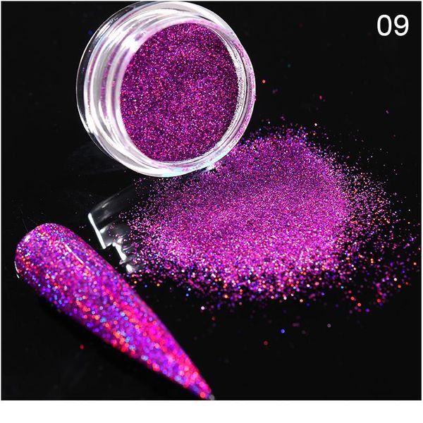 

1pc blue holographics nail powder glitter sliver series nail sequins pigments nail art flakes decoration diy poli jllijr, Silver;gold
