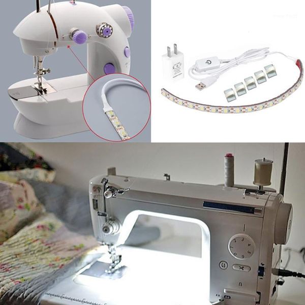 

sewing machine led light strip light kit 11.8inch dc5v flexible usb sewing 30cm industrial machine working led lights1, Black