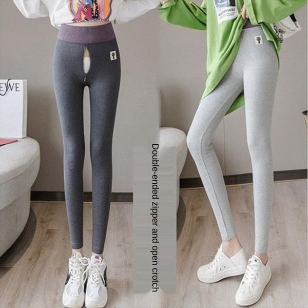 

stacked leggings womens open up couples outdoor affair leggings womens pants autumn and winter duodn, Black