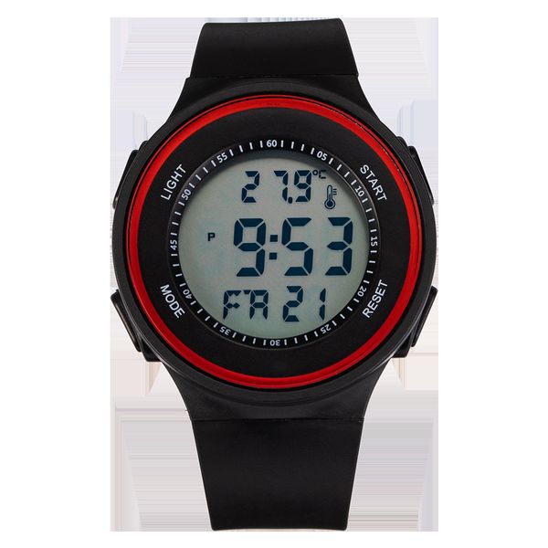 

сенаторы мода открытый спортивные часы мужчины многофункциональные часы будильник chrono 3bar водонепроницаемый цифровой часы reloj hombre 2, Slivery;brown