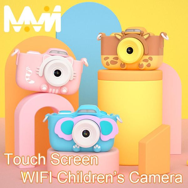 

children's camera 4k digital camera 3 inch touch screen wi-fi toys for girl children gift 42mp kids eduacation toy