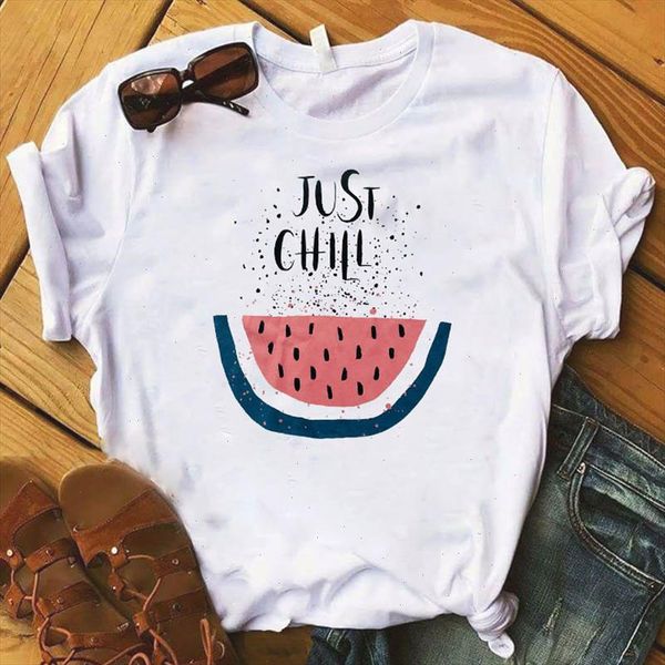 

women graphic watermelon pineapple printed fruit short sleeve summer lady t shirt shirt womens clothes tee female t, White