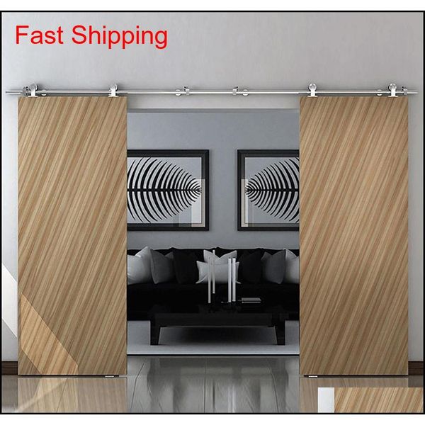 

usa ) modern 6.6' interior sliding barn door kit hardware set - stai qylbrv yh_pack