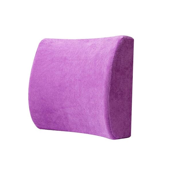 

high resilience memory foam lumbar back support cushion relief pillow for office home car travel booster seat chair wmtlcw