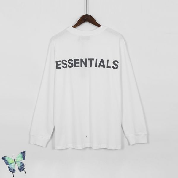 

2021 new 3m men women cotton long sleeve t shirt solid color t-shirt 424n, White;black