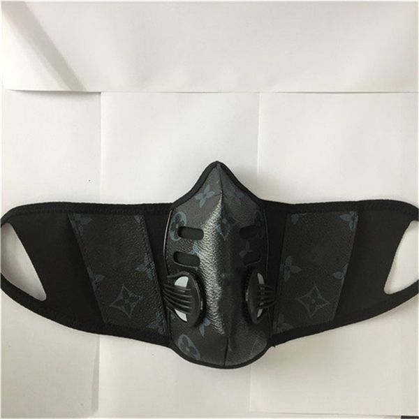 

reusable masks luxury lux leather designer party plaid anti-dust cotton cloth mask washable face cover men women wholesa5qth