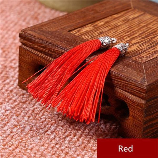

10 50pcs small tassel fringe pendant diy material metal caps cord party tassel trim curtains decor accessories tassels ribbon h jllkdn