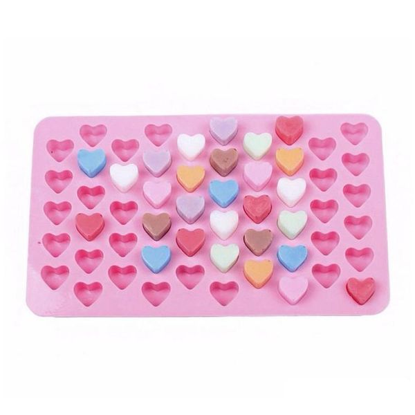 

kitchen baking tools 55 holes cute heart style sile chocolate mold ice candy lolly muffin mould valen jllwha homeindustry