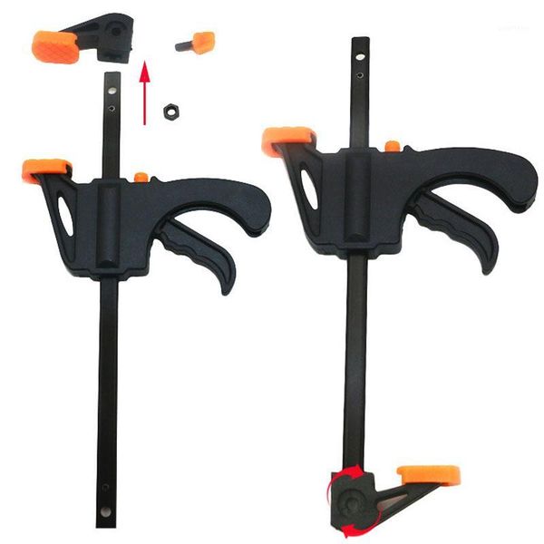 

4 inch quick ratchet release speed squeeze wood working work bar f clamp clip kit gadget tool diy hand tool1