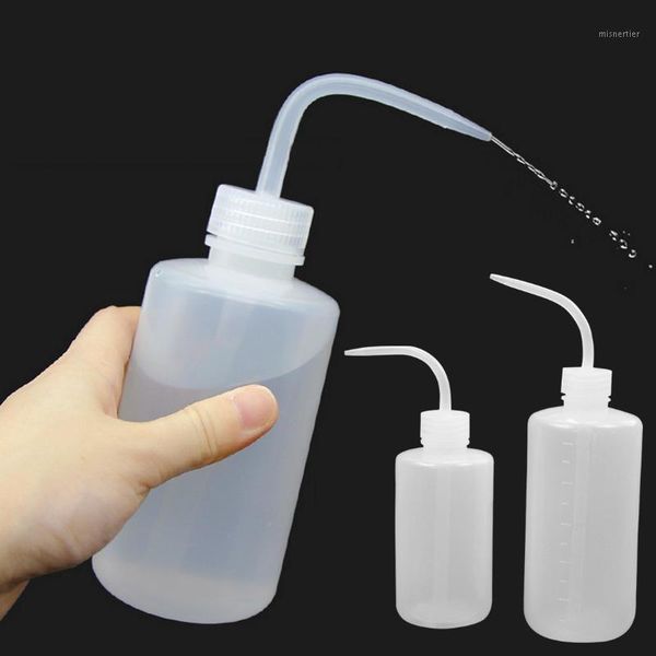 

packing bottles 250ml / 500ml eyeliner color rinse bottle tattoo disperser squeeze convenient soap supply wash accessories1