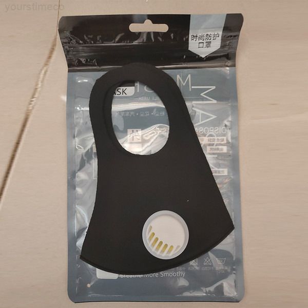 

usa in the 3-7 beautifully packaged arrive breathing valve dust-proof protective washable reusable ice silk cotton fashion mask