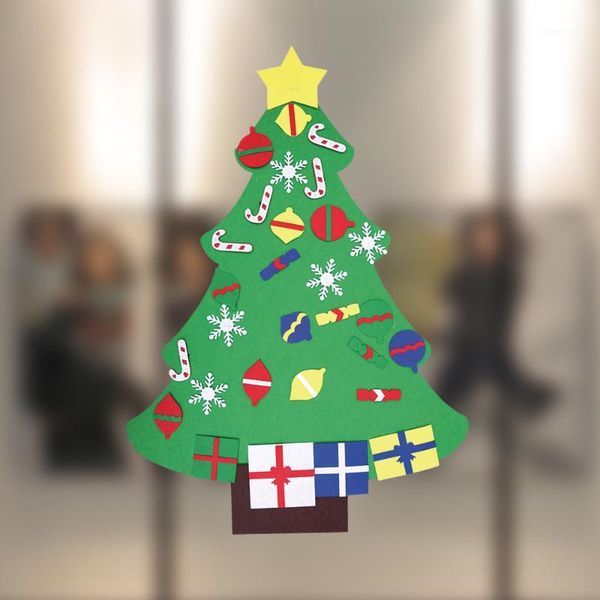 

christmas decorations 1pc modern diy three-dimensional felt cloth tree large hanging gift 35x40cm for home decora june271