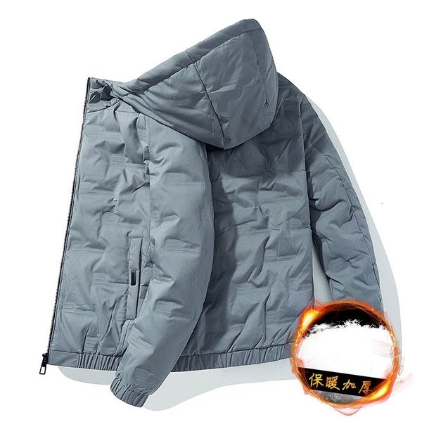 

winter new hooded light down jacket for men, Black;brown