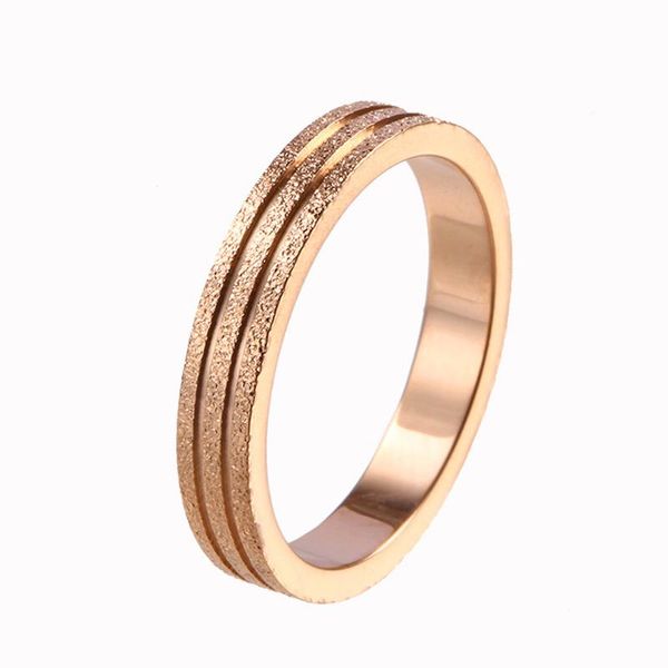

new arrival 2mm 4mm width rose gold women's rings stainless steel ladies pentagram ring open fashion jewelry, Golden;silver