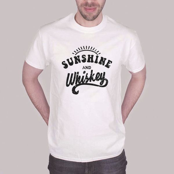 

2020 winter new casual short sleeve youth loose round neck sunshin letter printed men's t-shirt, White;black