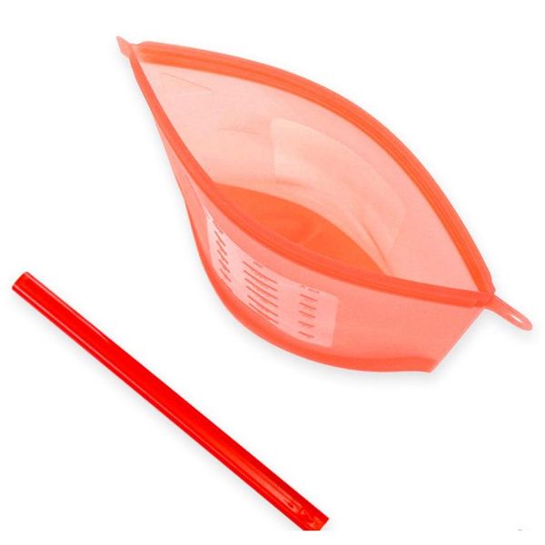 

500ml reusable sile food fresh bag wraps fridge food storage containers refrigerator bag kitchen colo qylklv tore2010