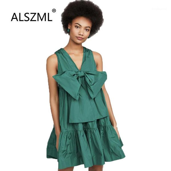 

2020 special design simple solid color v-neck women dress sleeveless casual lady fashion women mini dress vestidos1, Black;gray