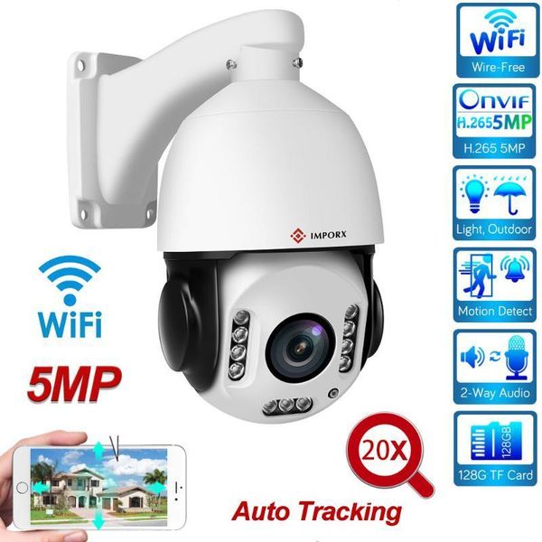 

h.265 1944p ai wifi ptz camera outdoor humanoid tracking wireless speed dome pan tilt zoom sd card video surveillance ip camera1
