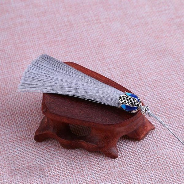 

mibrow new 2pcs lot 9 colors tassel mixed cotton silk brush for earrings jewelry accessories fit necklace bag car keychain h jllttt