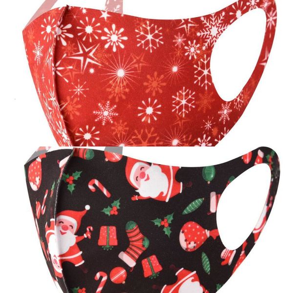 

factory5025face christmas masks santa gift designer mask 3d kids printing mouth facemask dustproof sunscreen washable men wome