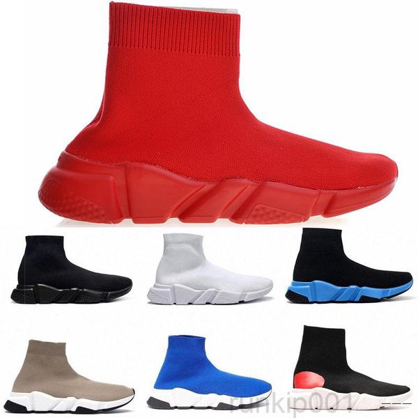 

with box mens women sock shoe speed trainer jogging shoes sock sneakers casual shoe paris race runners black casual boots sports 3ec8