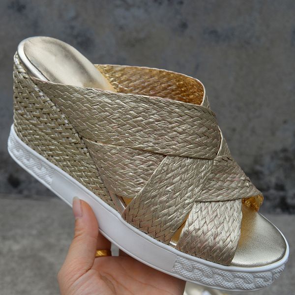 

summer ladies cross leather platform eight in high heels female peep toe leisure down the slide eza5, Black