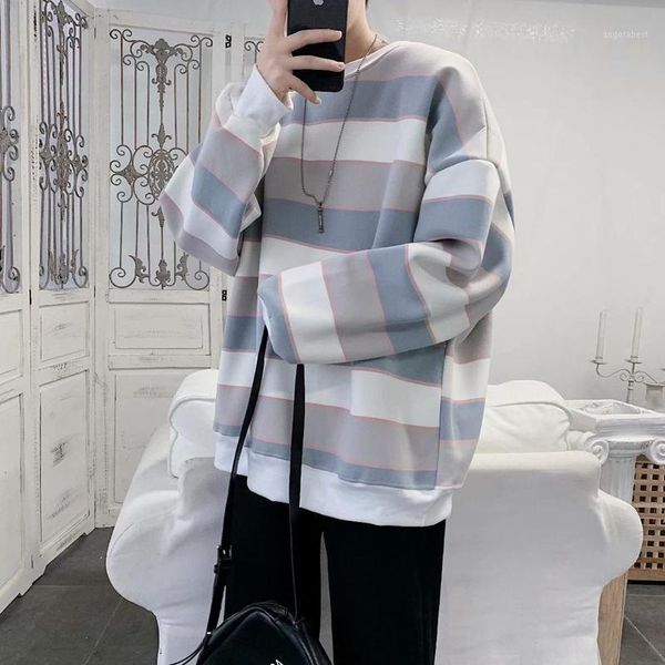 

hip hop warm mens sweaters pullovers fashion striped sweater knitted casual sueteres para hombre thicken clothing bd50pp1, White;black