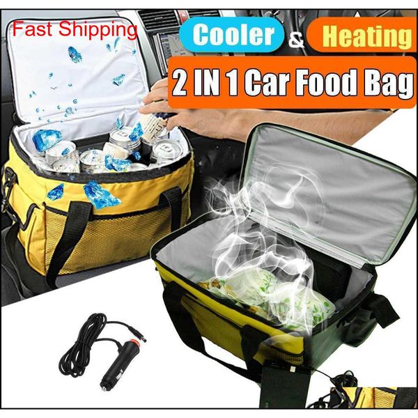 

12v 20l portable electric cooler/heated lunch box car bento boxes food warmer storage bag container for travel qylxxw bdebaby