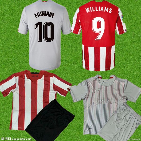 

20 21 kids athletic bilbao soccer jerseys raul garcia 2020 2021 williams aduriz football shirt villalibre athletic club muniain jersey, Black