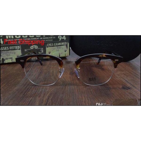 

2017 new arrived retro vintage brand mos yukel johnny depp prescription glasses optical eyeglasses qylwij mj_fashion, Black