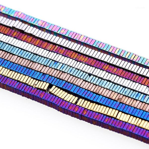 

other natural stone 4~6mm hematite colorful plating square piece loose beads jewelry making diy necklace bracelet earrings accessories1