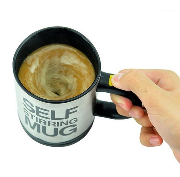 

5 colors lazy tazas self stirring mug coffee cup smart stainless steel mugs copos inox cup1