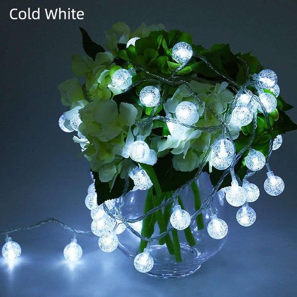 

новый год рождество освещения праздника гирлянда украшения сказочные огни гирлянды на батарейках гипсофила пузыря шарика лампы для партии кп