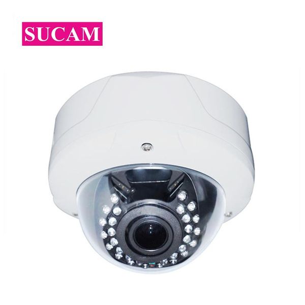 

sucam 2mp 4mp ip security cctv camera dome 20m infrared night vision high definition 180degrees fish eye ip cameras with ir cut