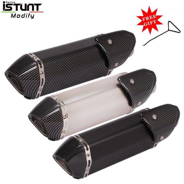 

36-51mm universal motorcycle exhaust pipe muffler escape moto for rc390 z800 gsxr750 tmax530 xmax300.250 cbr5001