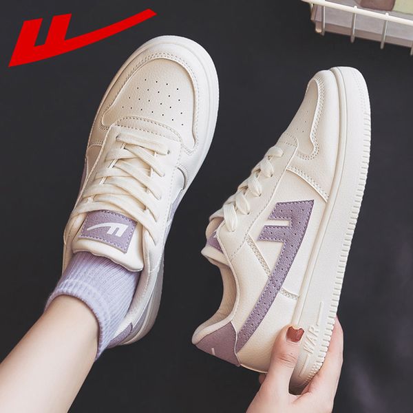 

warrior fashion women's vulcanize new classic solid color pu leather women casual white shoes sneakers 201202, Black