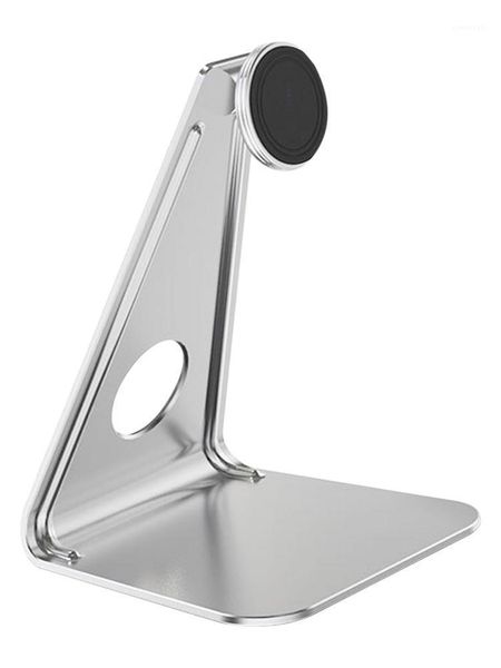 

rotatable magnetic aluminum alloy tablet holder for ipad mobile phone foldable cell phone holder stand support1