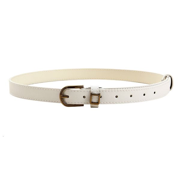 

new arrivals time-limited designers fashion simple leisure black white leather belt female summer jeans accessories belt buckle wais, Black;brown