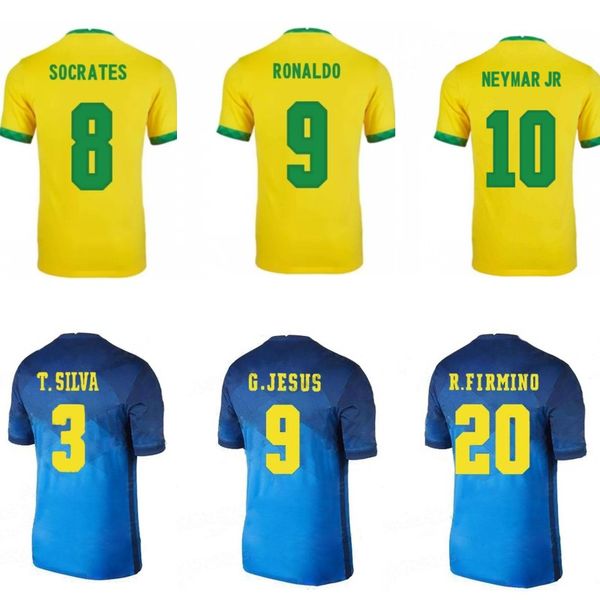 

20 21 camiseta de fútbol coutinho garrincha arthur casemiro marcelo firmino football jersey kids soccer jerseys, Black;yellow