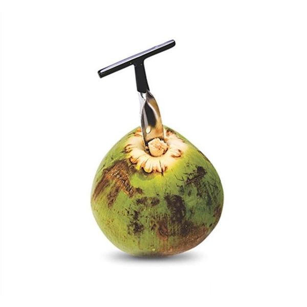 

coconut opener tool stainless steel coconut opener water punch tap drill straw open hole cut gift fr jllzpd dhsybaby