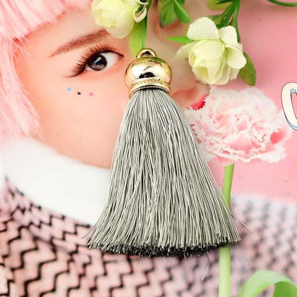 

5pcs silk tassels fringe diy garments bag decor supplies earrings necklaces jewelry key ring pendants arts crafts h jlldyn