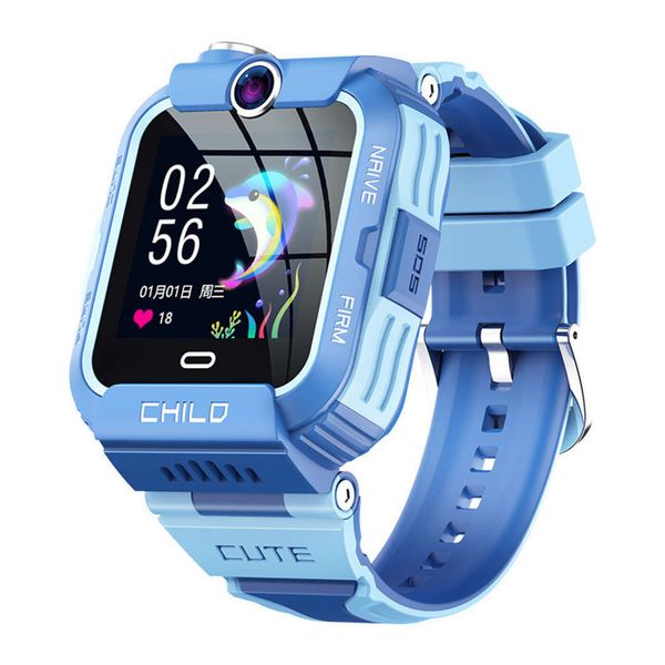 

intelligent new y23 children's phone watch ai call dual camera super long standby 4g all internet accs, Blue
