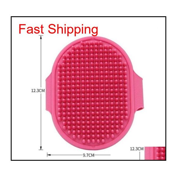 

dog bath brush comb sile pet spa shampoo mas brush shower hair removal comb for pet puppy cleaning groom qylefd mj_bag